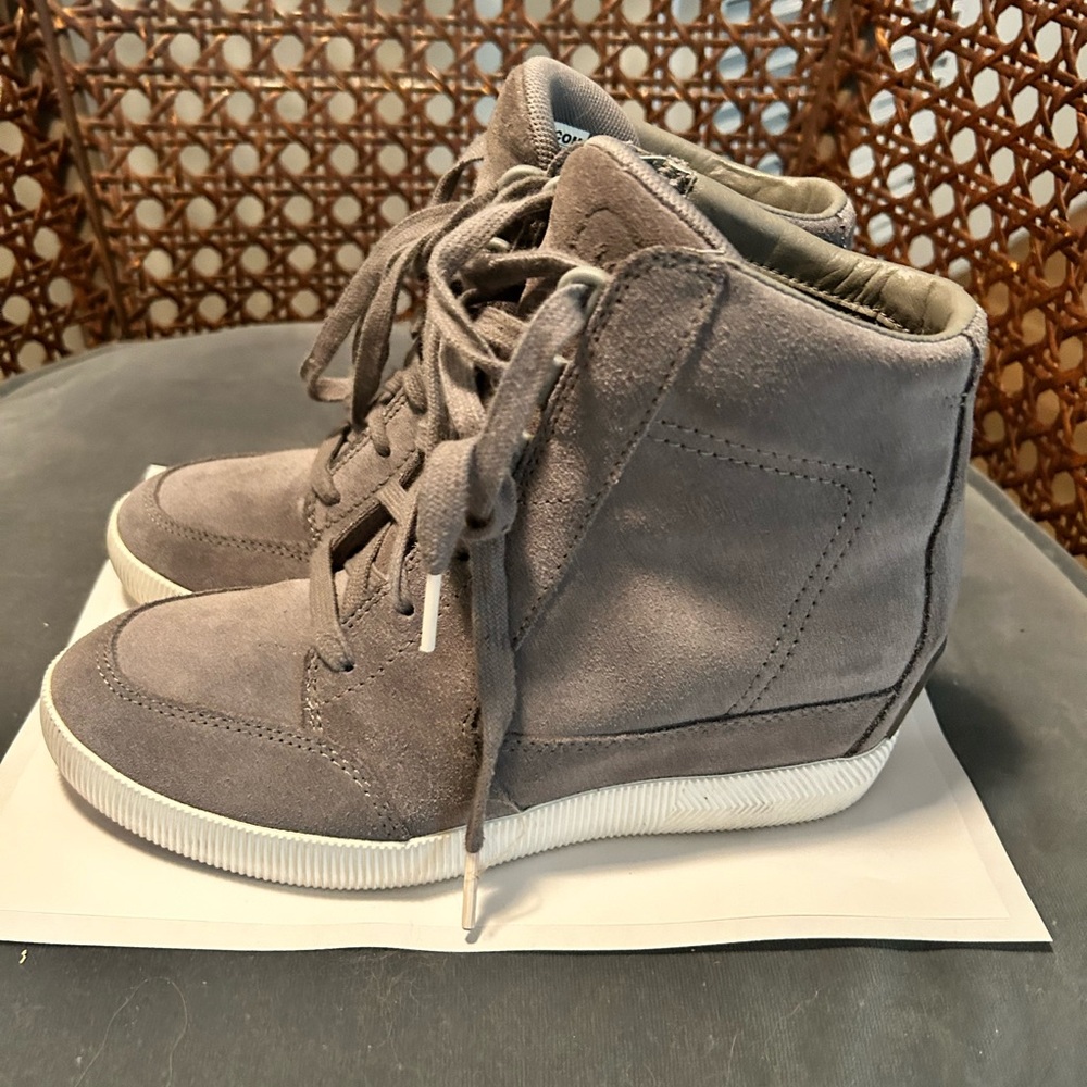 Sorel Gray High-Top Sneakers